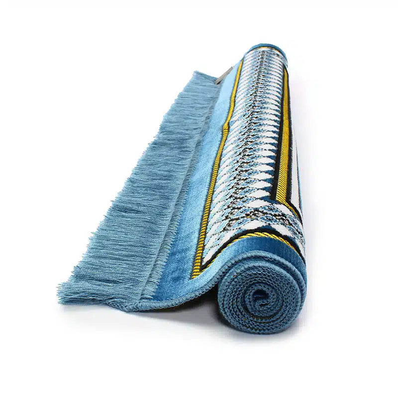 Kids SP 90 Light Blue Kaaba Prayer Mat