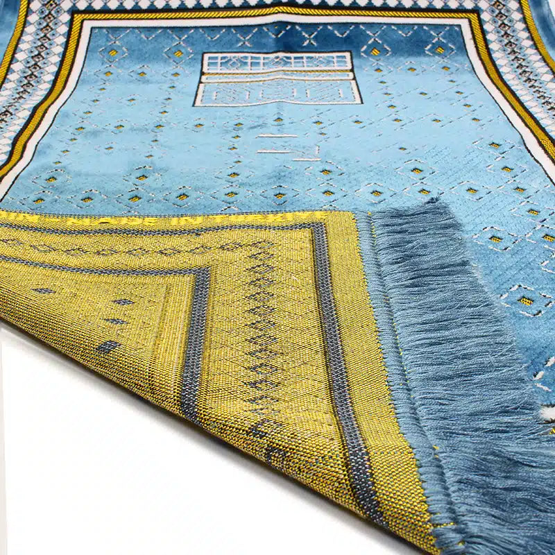 Kids SP 90 Light Blue Kaaba Prayer Mat