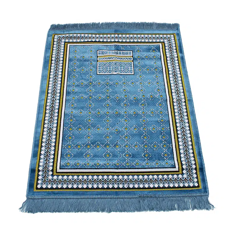 Kids SP 90 Light Blue Kaaba Prayer Mat