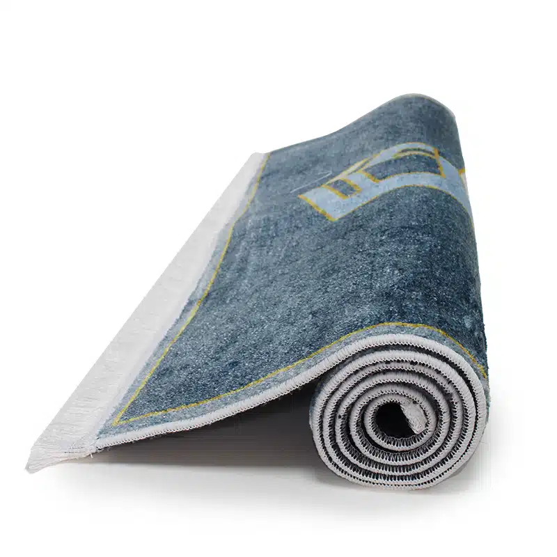 Thick Cotton Beige And Blue Prayer Mat HD4988-00