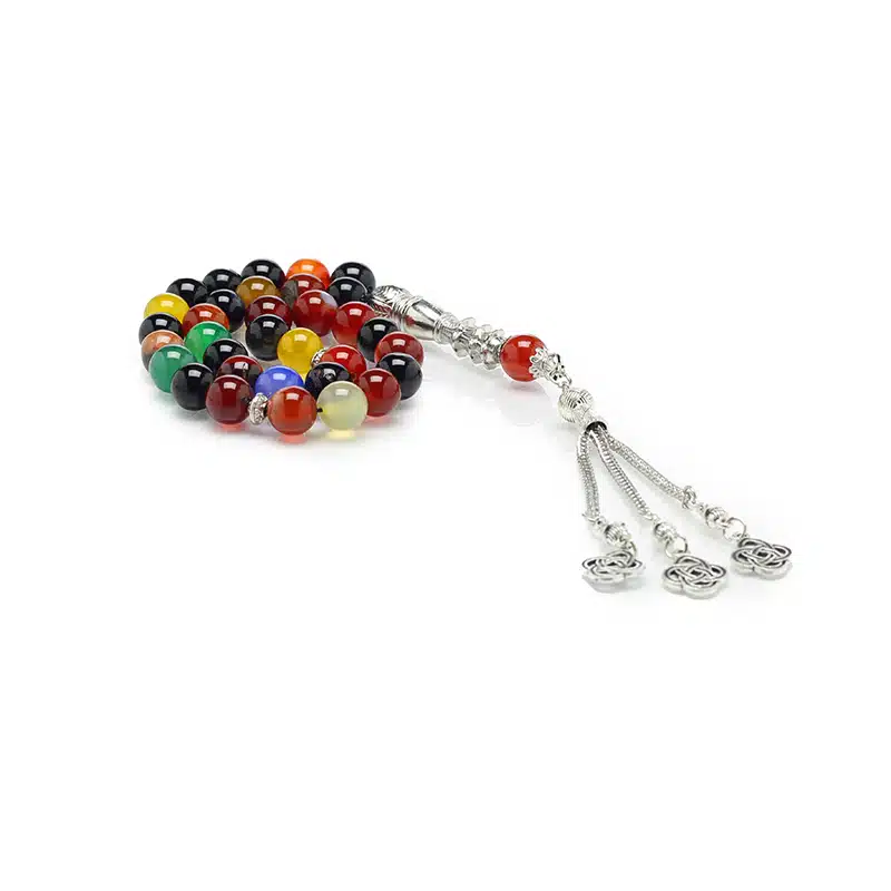 Multi Coloured Marble 33 Bead Tasbih