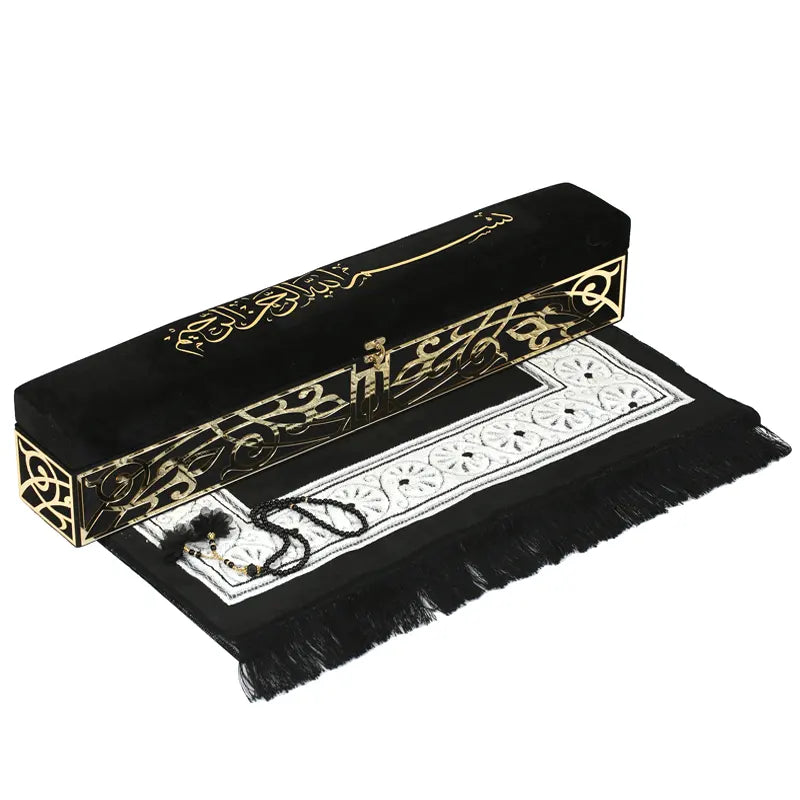 Black Velvet Plexi Prayer Gift Box 11002