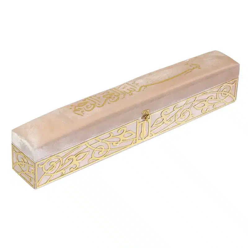 Peach Velvet Plexi Prayer Gift Box 11002