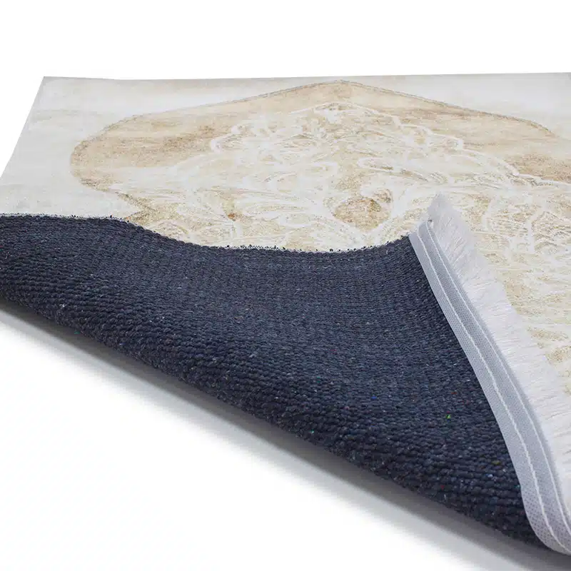 Thick Cotton Cream & Brown Prayer Mat