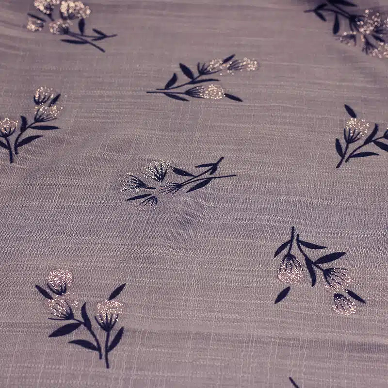 Shimmer Printed Cotton Light Brown Hijab