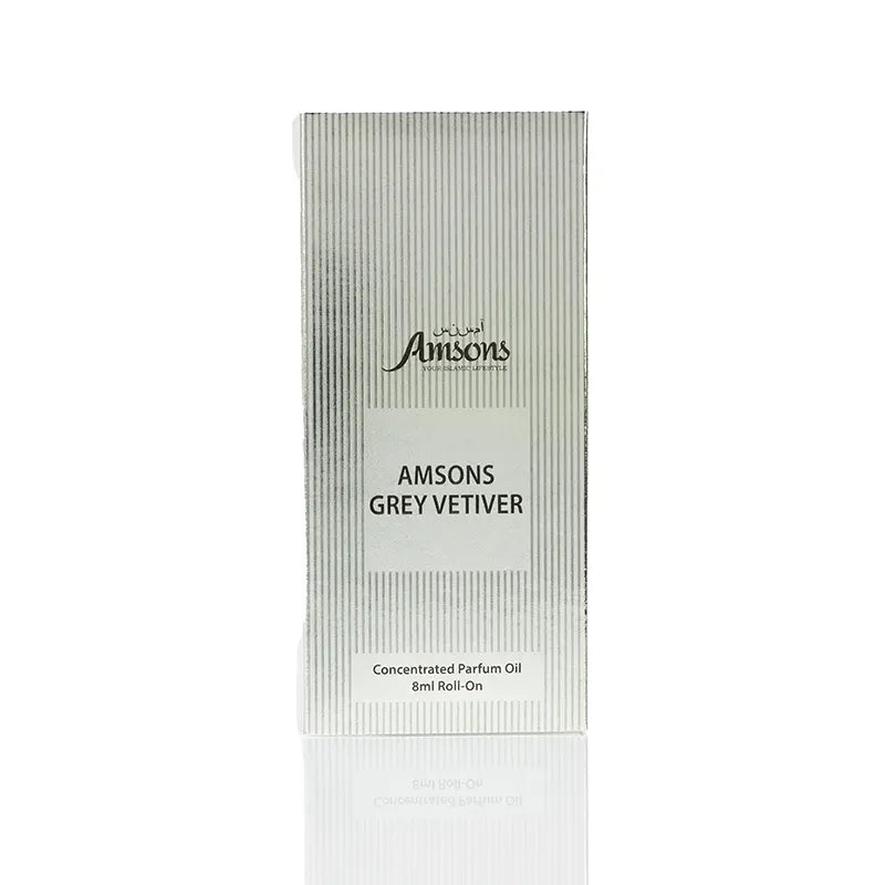 Grey Vitiver Roll-on Attar for Men 8ml