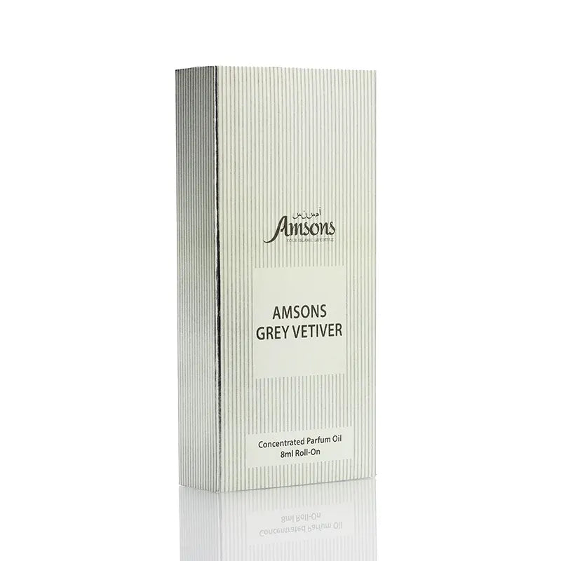 Grey Vitiver Roll-on Attar for Men 8ml