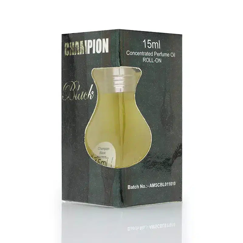 Men's Champion Black Roll-on Attar 15ml