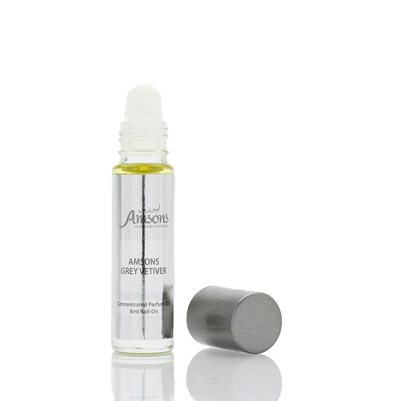 Grey Vitiver Roll-on Attar for Men 8ml