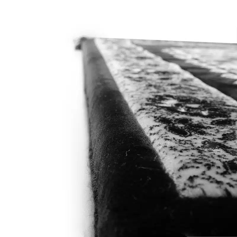 Memory Foam Padded Prayer Mat Black And White