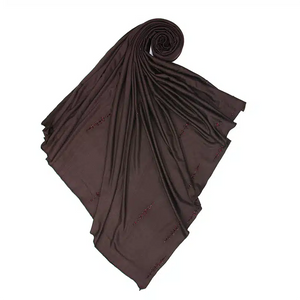 Embellishment Jersey Chocolate Hijab