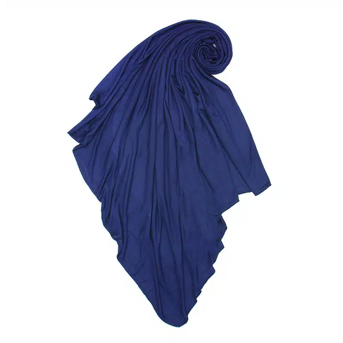 Embellishment Jersey Blue Hijab