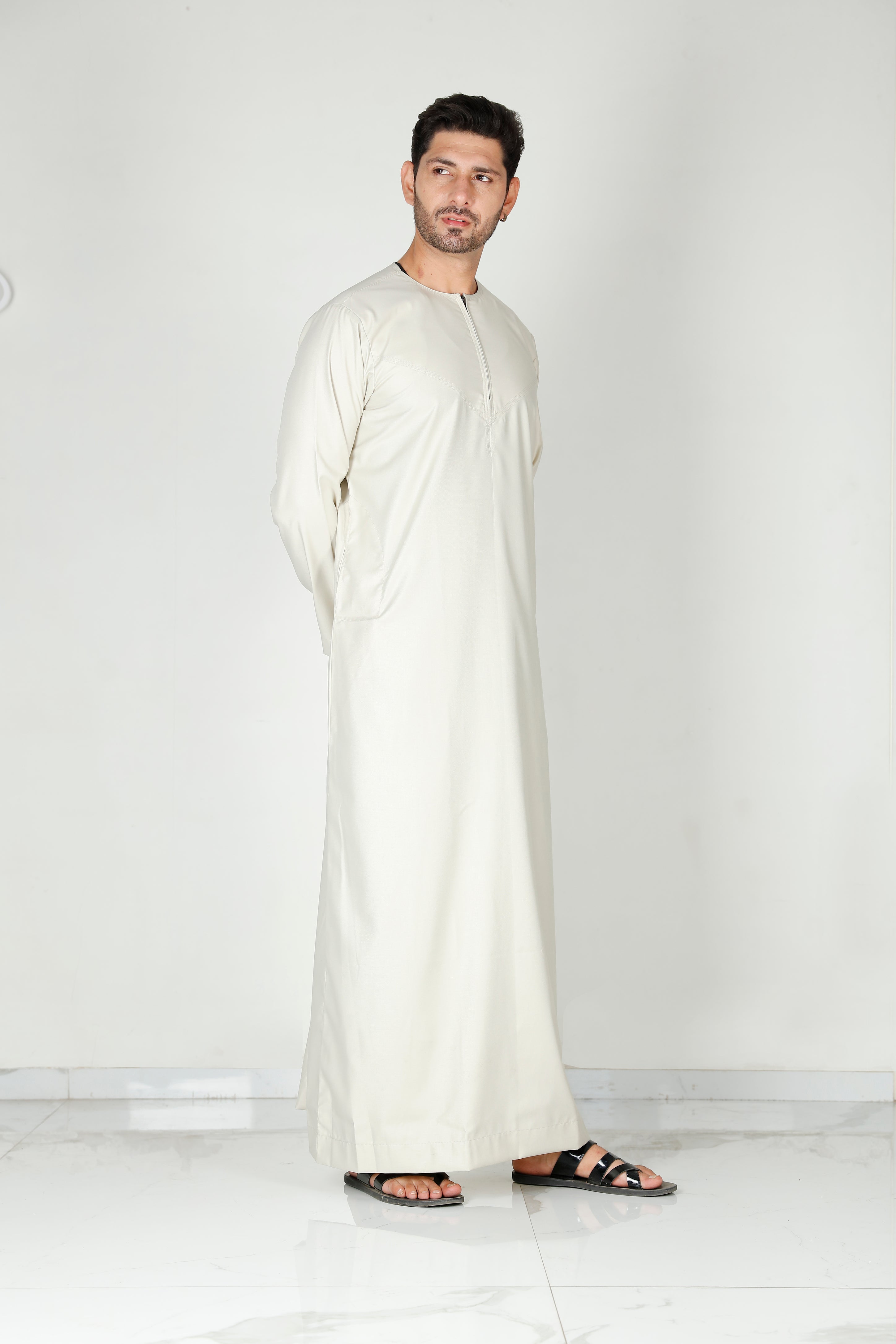 Omani Thobe Butter 101 Col 28