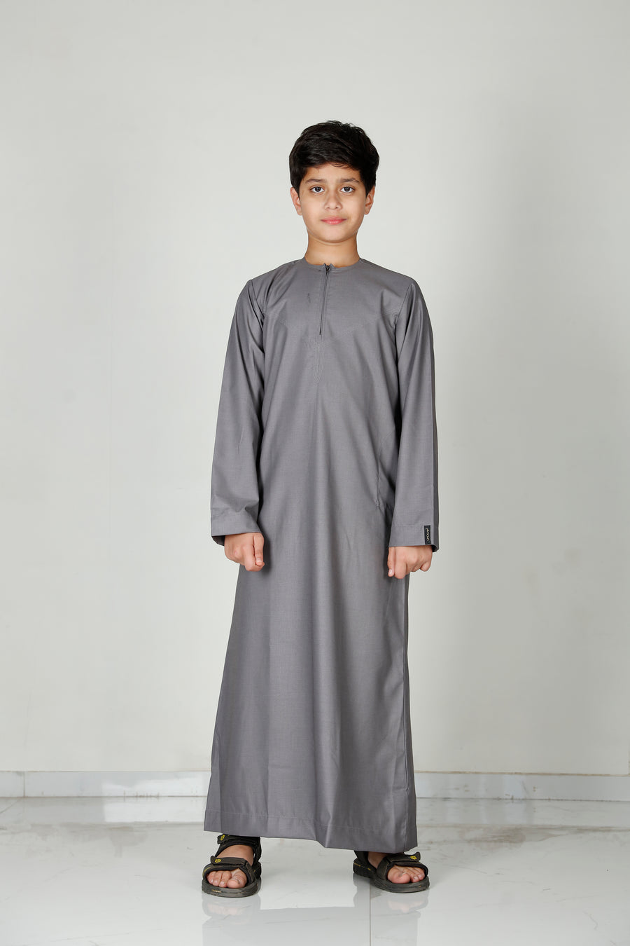Boys Omani Thobe Slate 101 Col 5