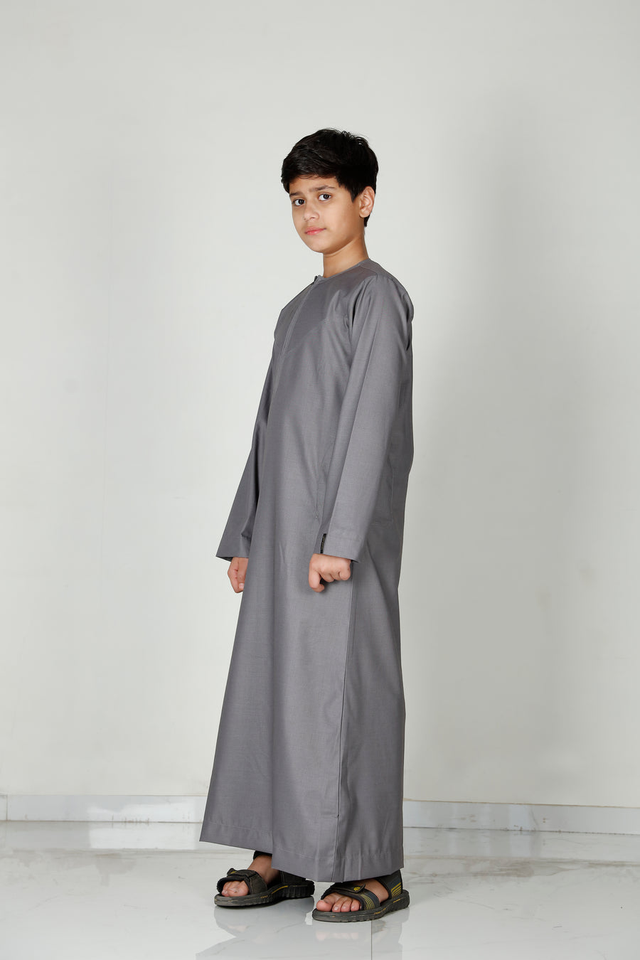 Boys Omani Thobe Slate 101 Col 5