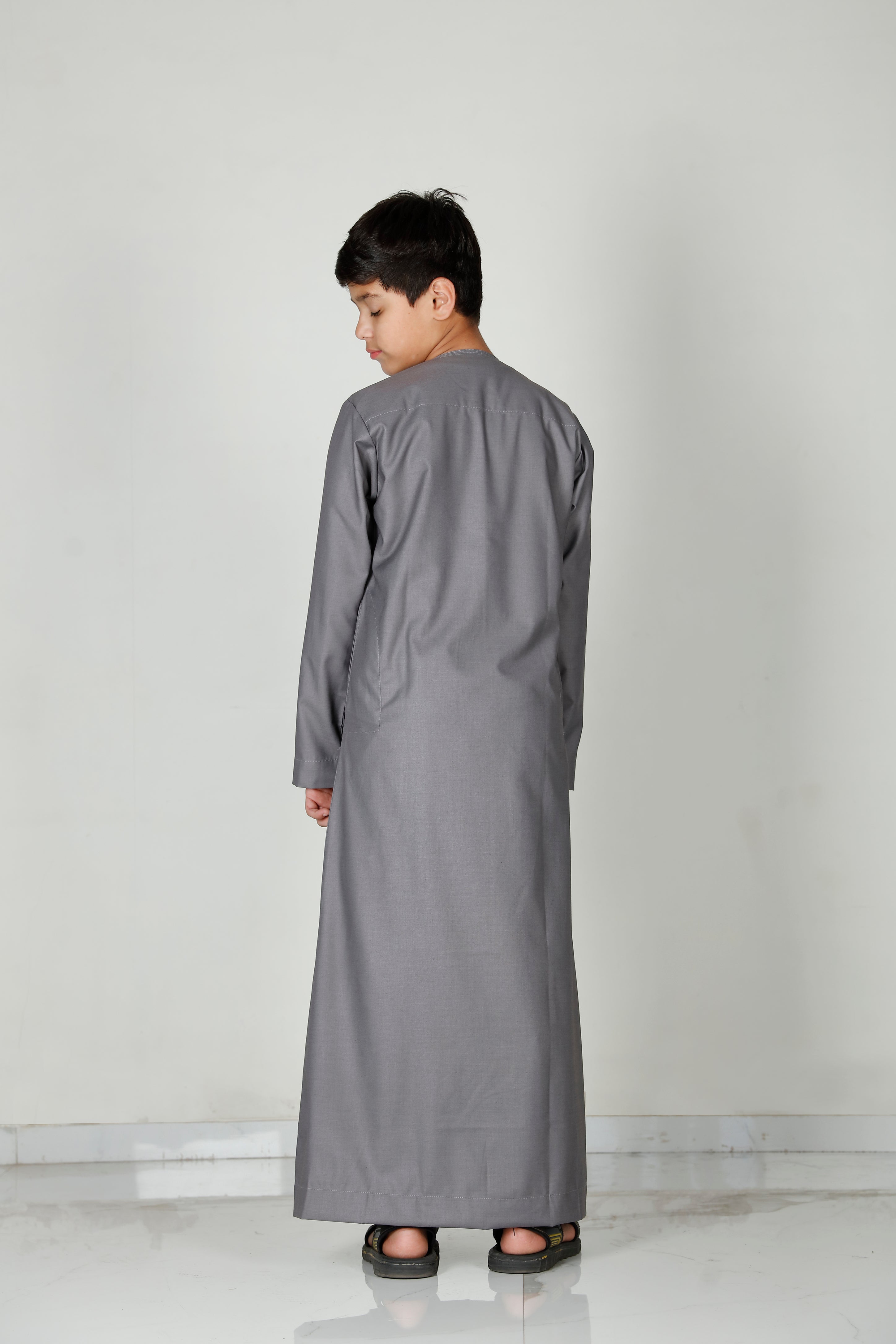 Boys Omani Thobe Slate 101 Col 5