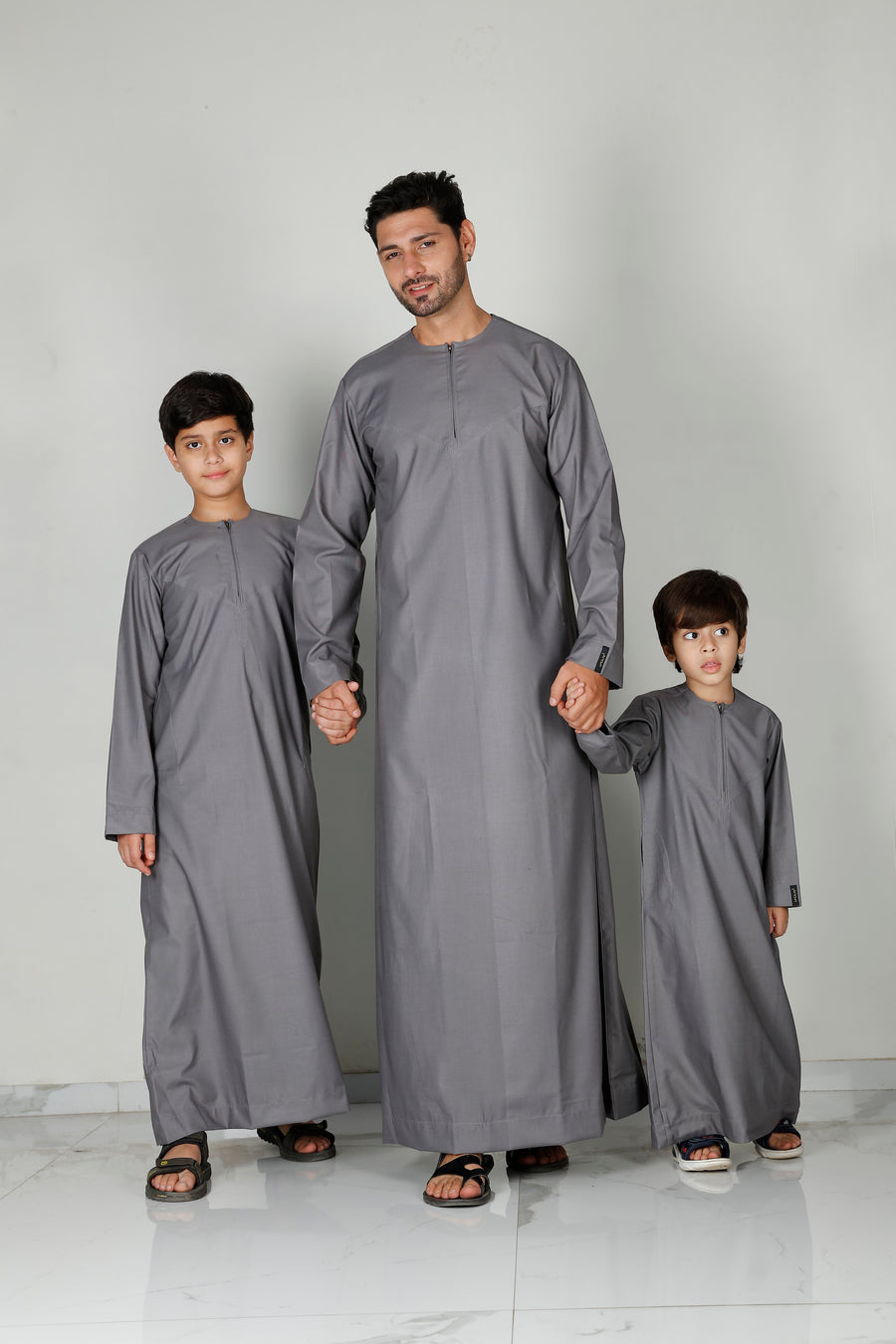 Boys Omani Thobe Slate 101 Col 5
