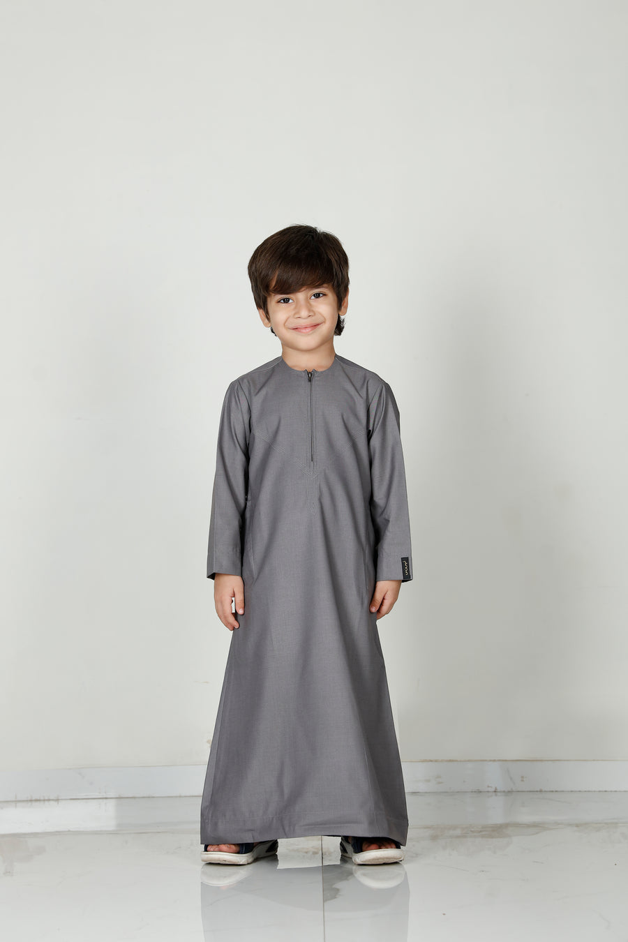 Boys Omani Thobe Slate 101 Col 5
