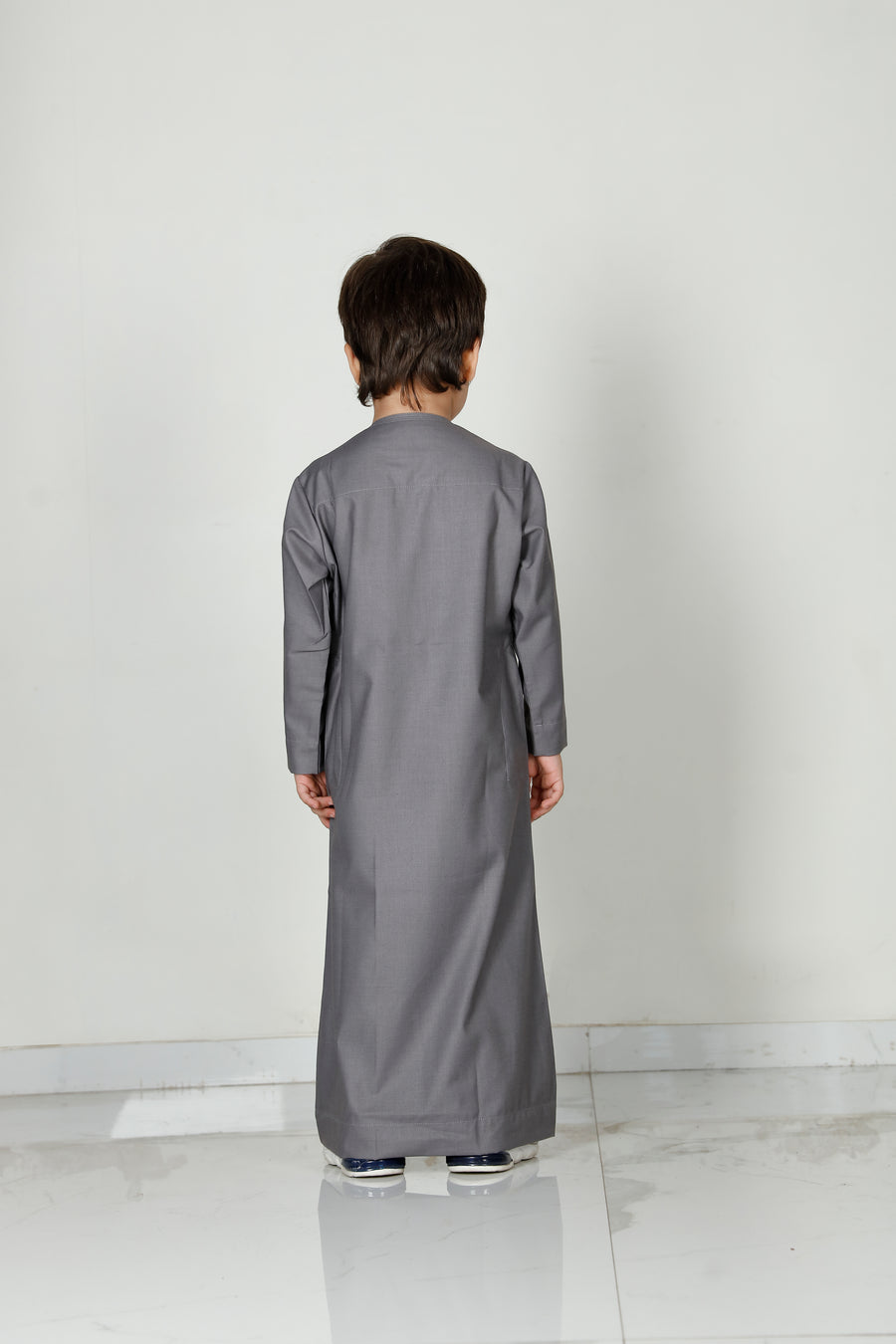 Boys Omani Thobe Slate 101 Col 5