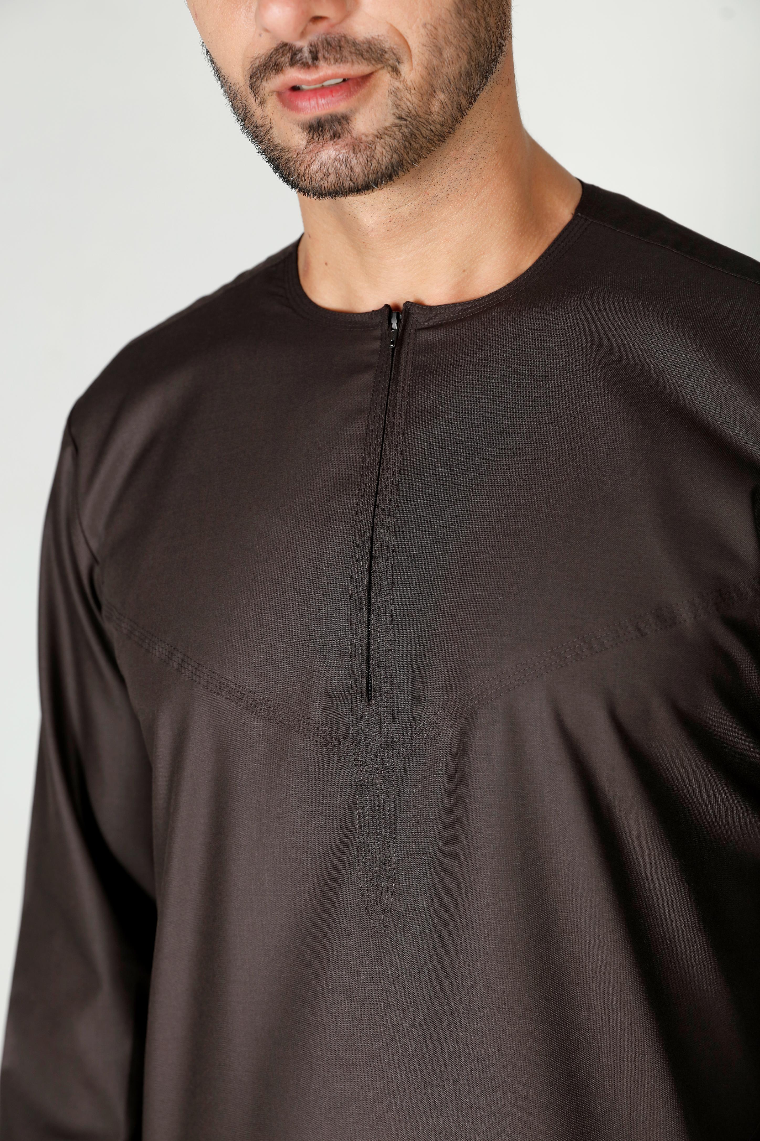 Mens Omani Thobe Brown 101 Col 32
