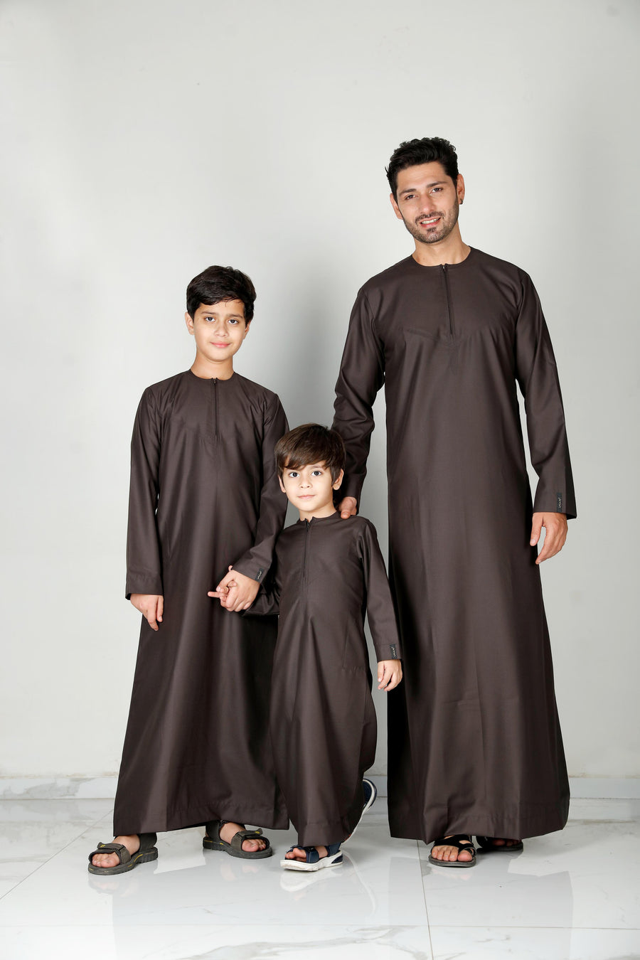 Mens Omani Thobe Brown 101 Col 32