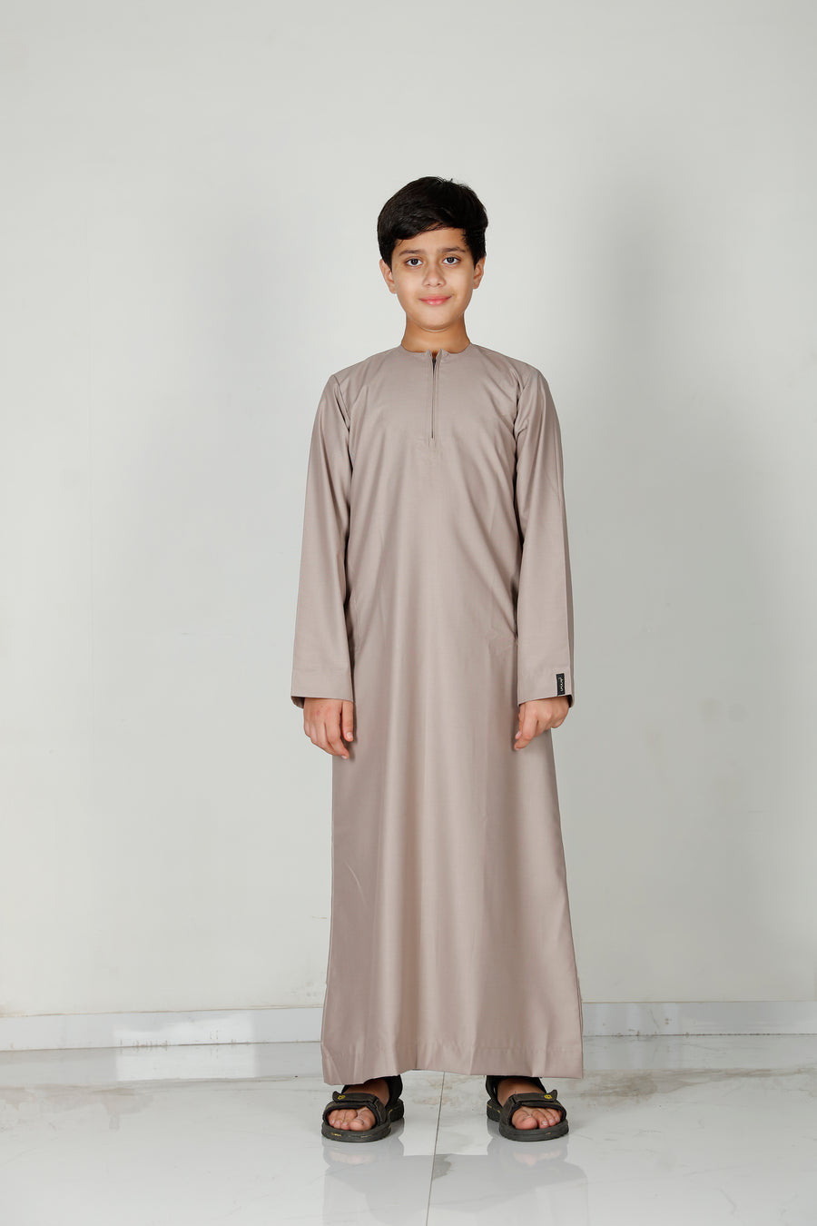 Boys Omani Thobe Taupe 101 Col 24