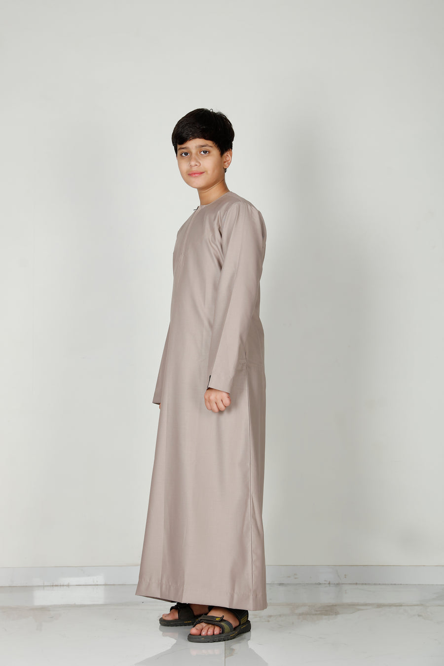 Boys Omani Thobe Taupe 101 Col 24