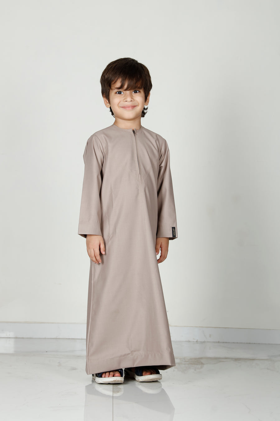 Boys Omani Thobe Taupe 101 Col 24