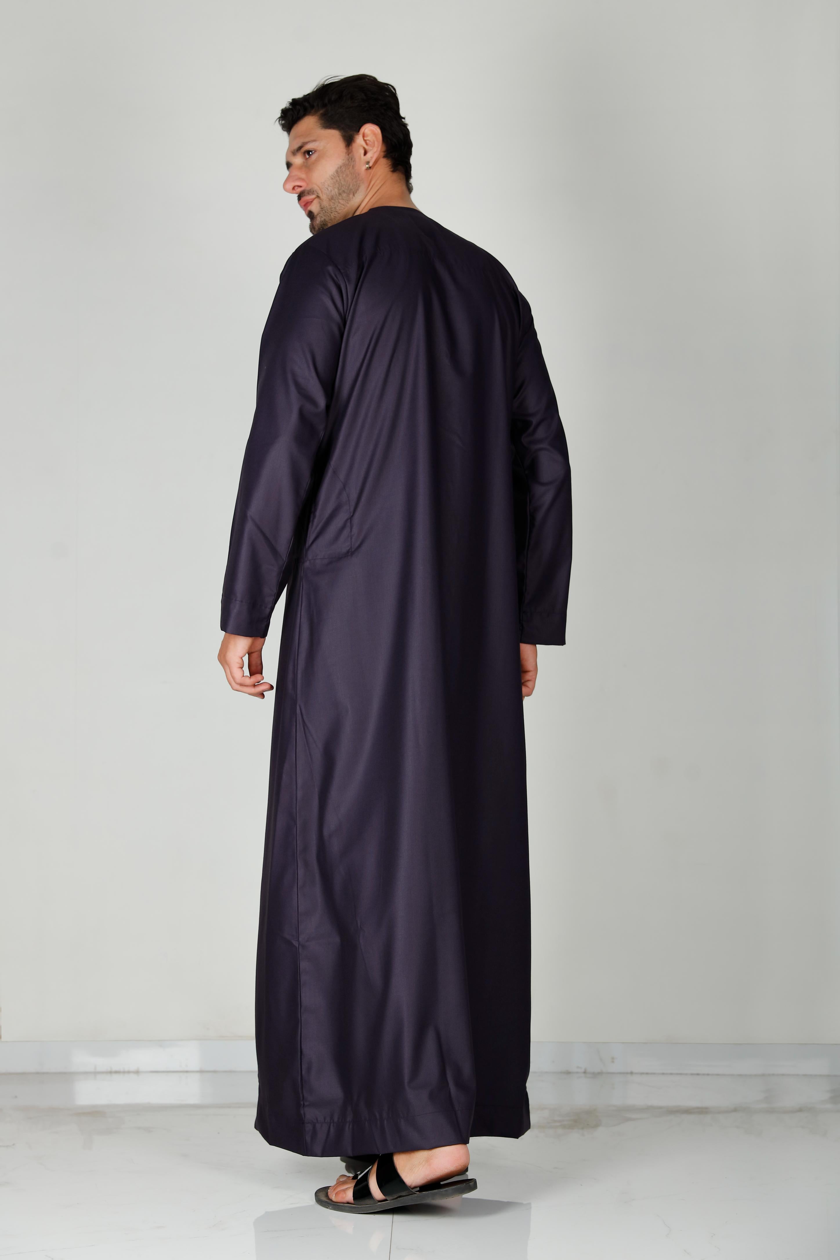 Mens Omani Thobe Purple 101 Col 35