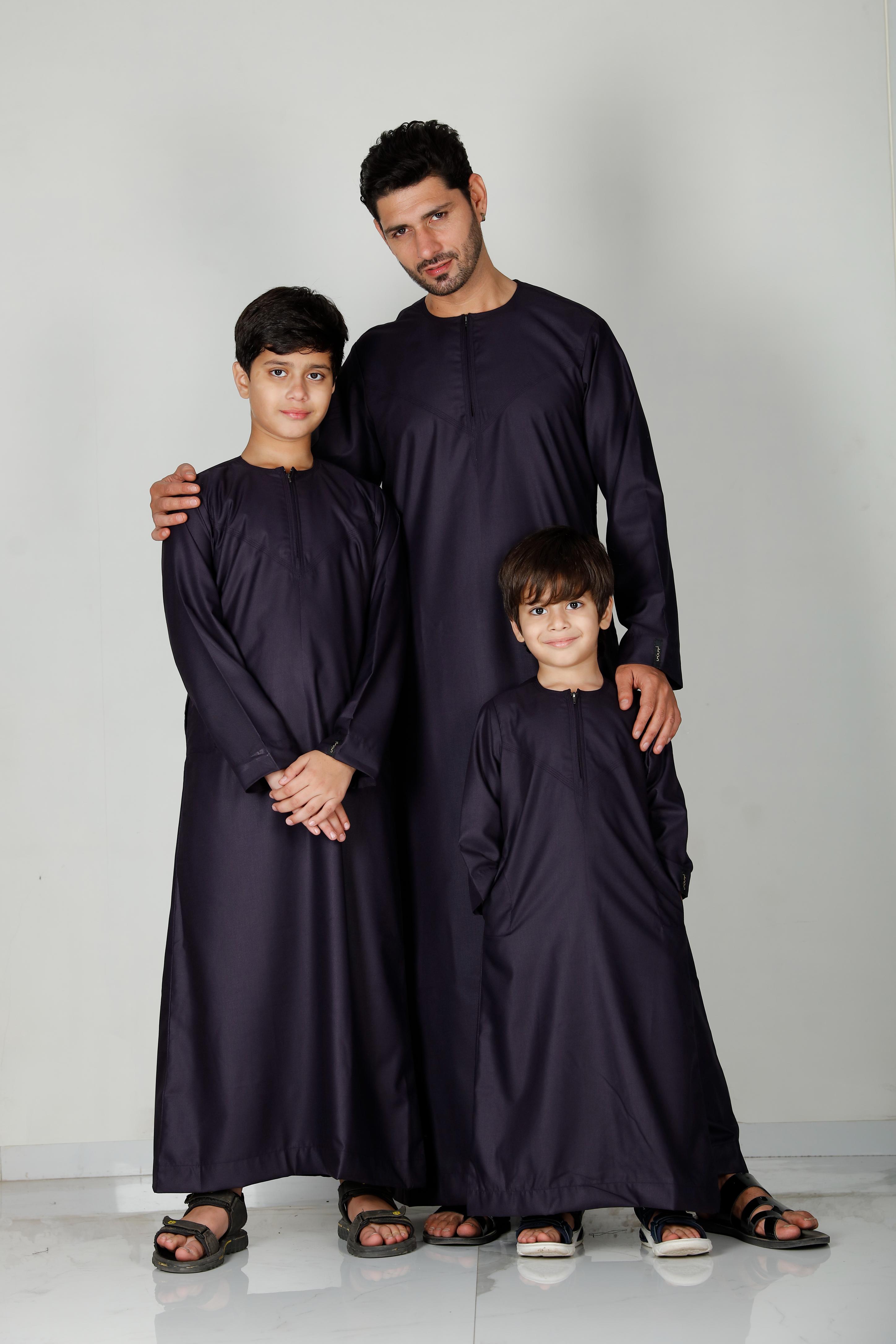 Mens Omani Thobe Purple 101 Col 35