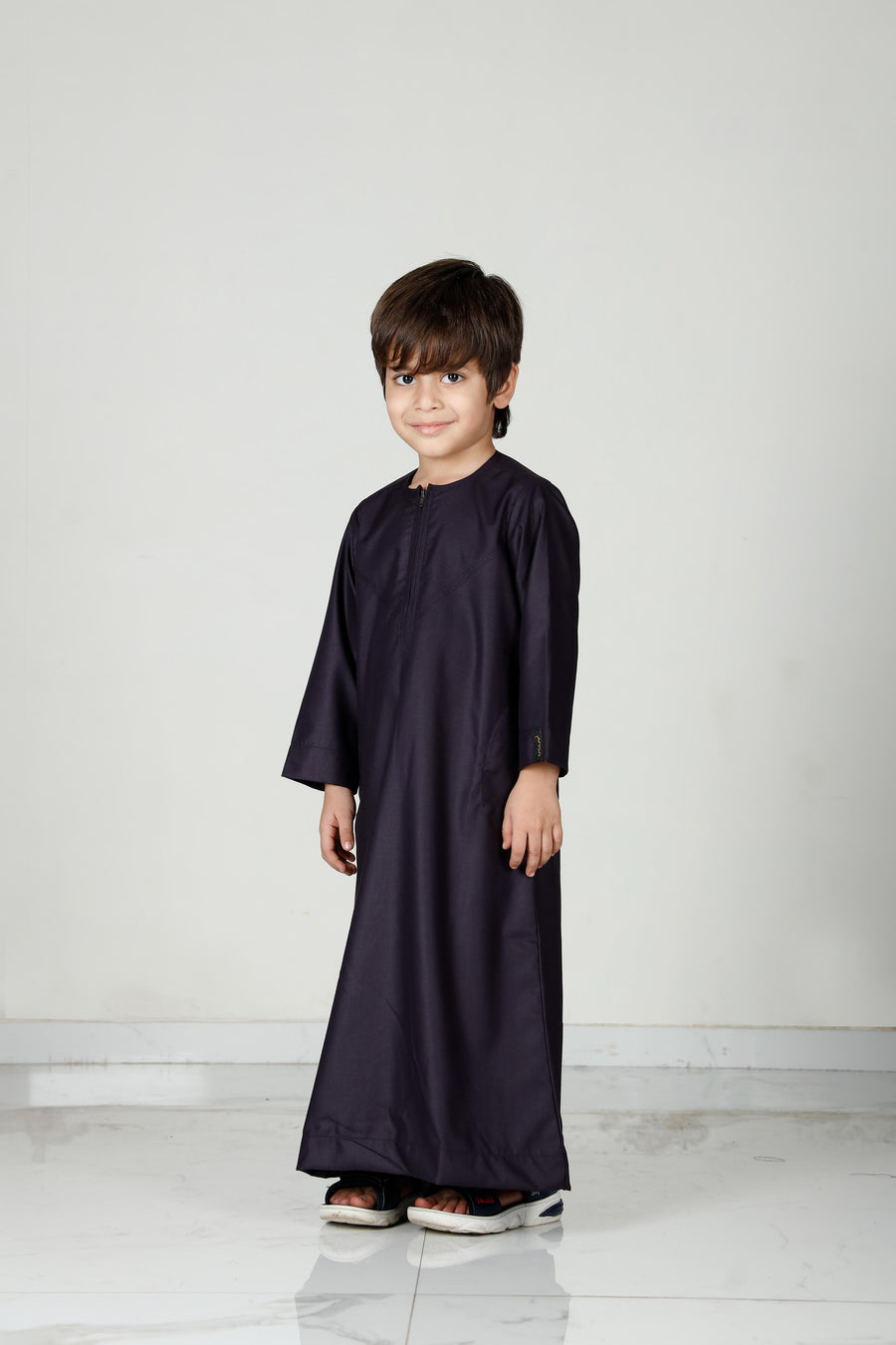 Kids Omani Thobe Purple 101 Col 35