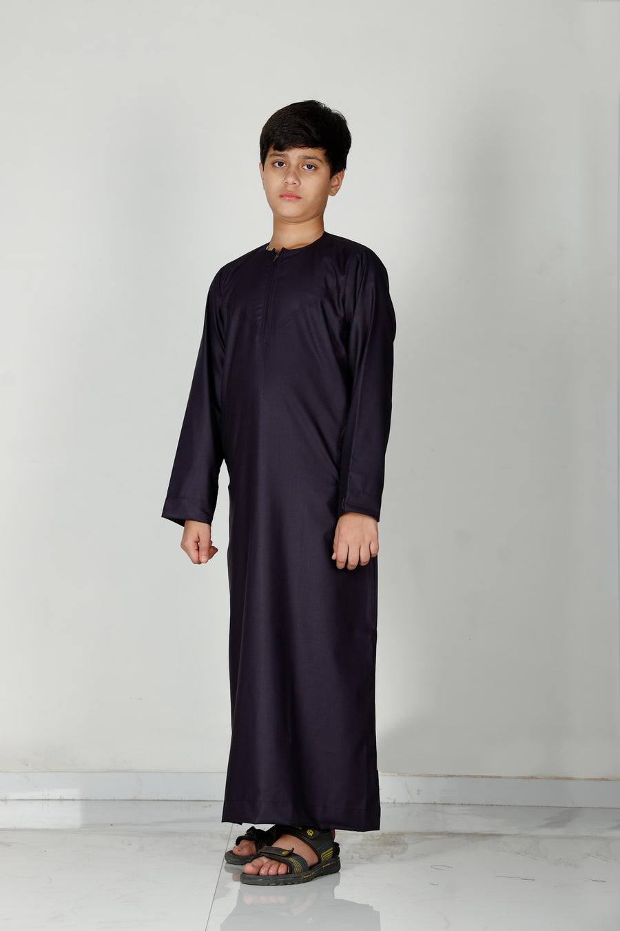 Kids Omani Thobe Purple 101 Col 35