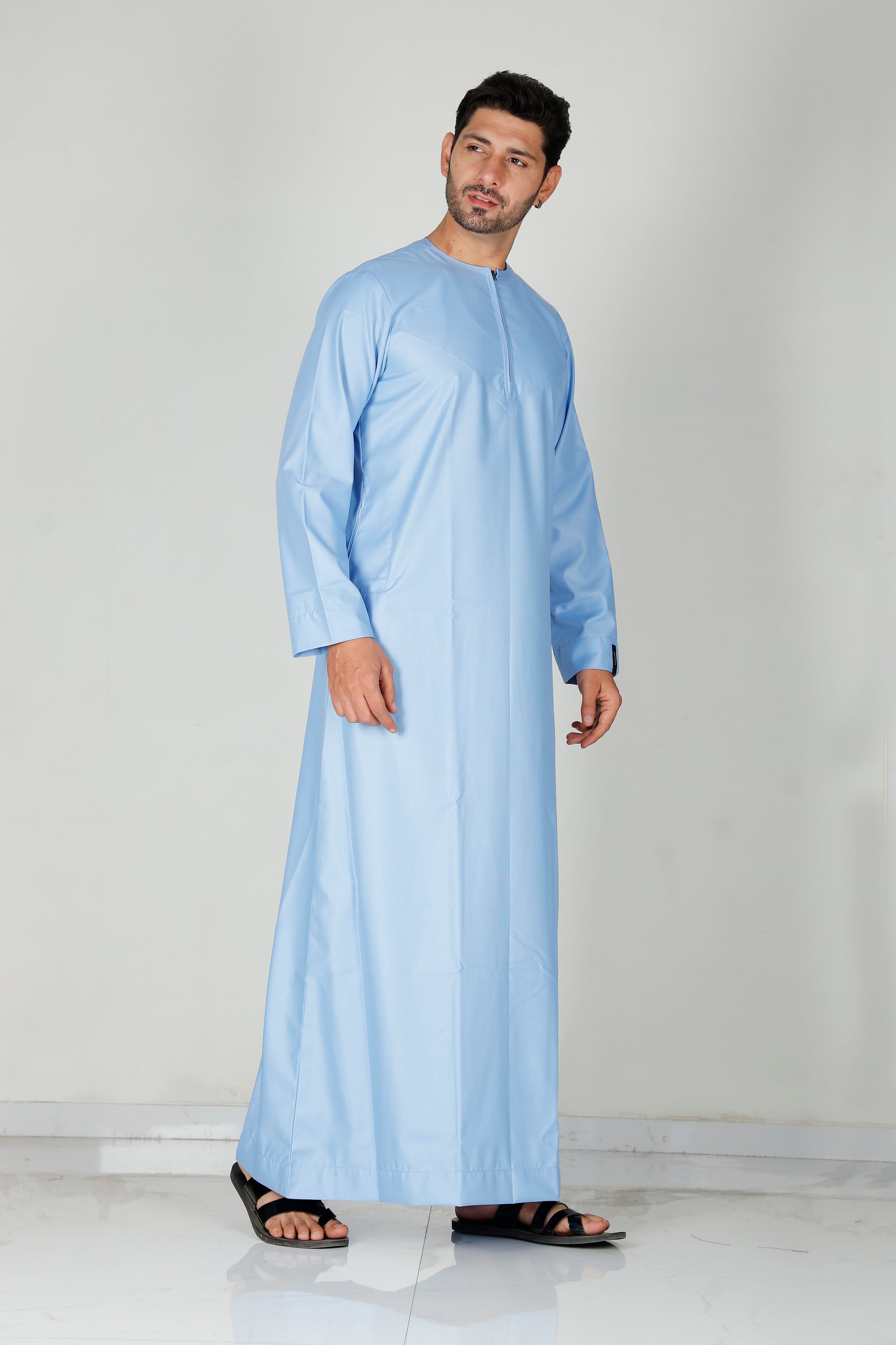 Omani Thobe Sky Blue 101 Col 2