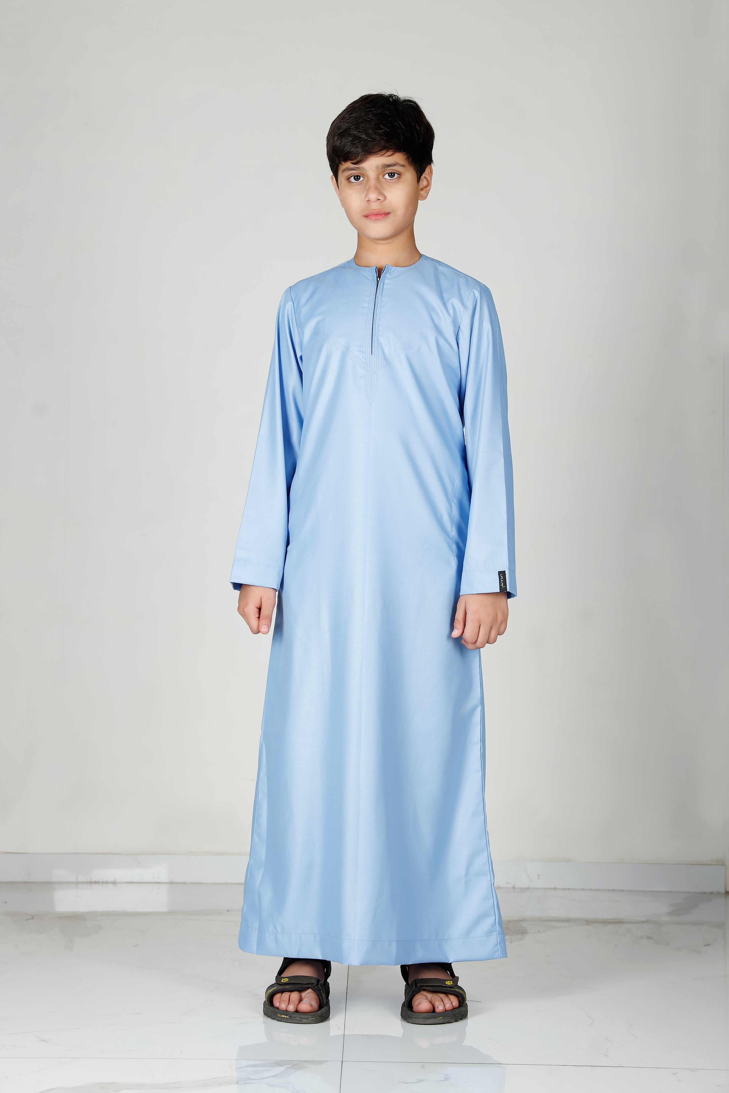 Boys Omani Thobe Sky Blue 101 Col 2 | Amsons
