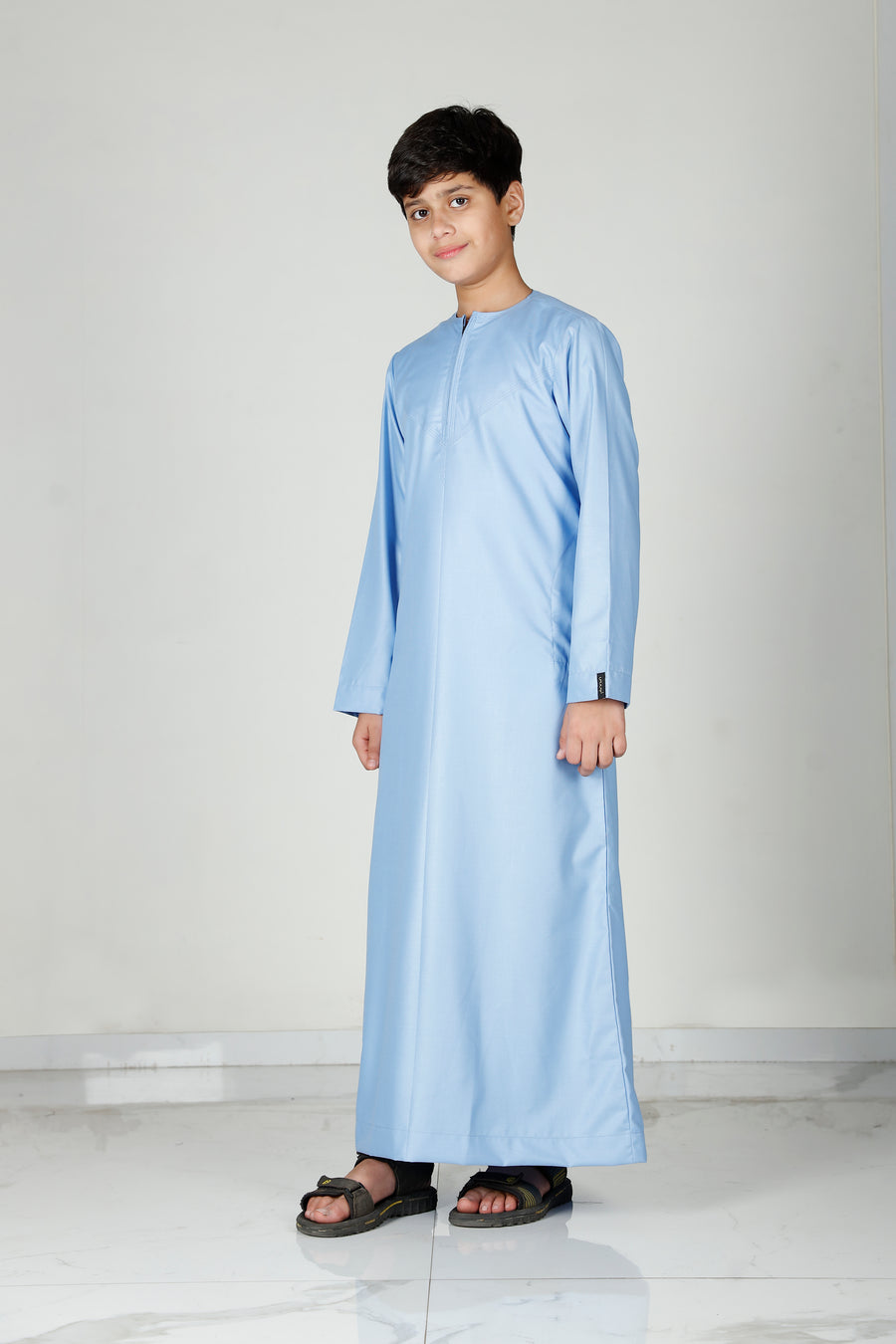 Boys Omani Thobe Sky Blue 101 Col 2