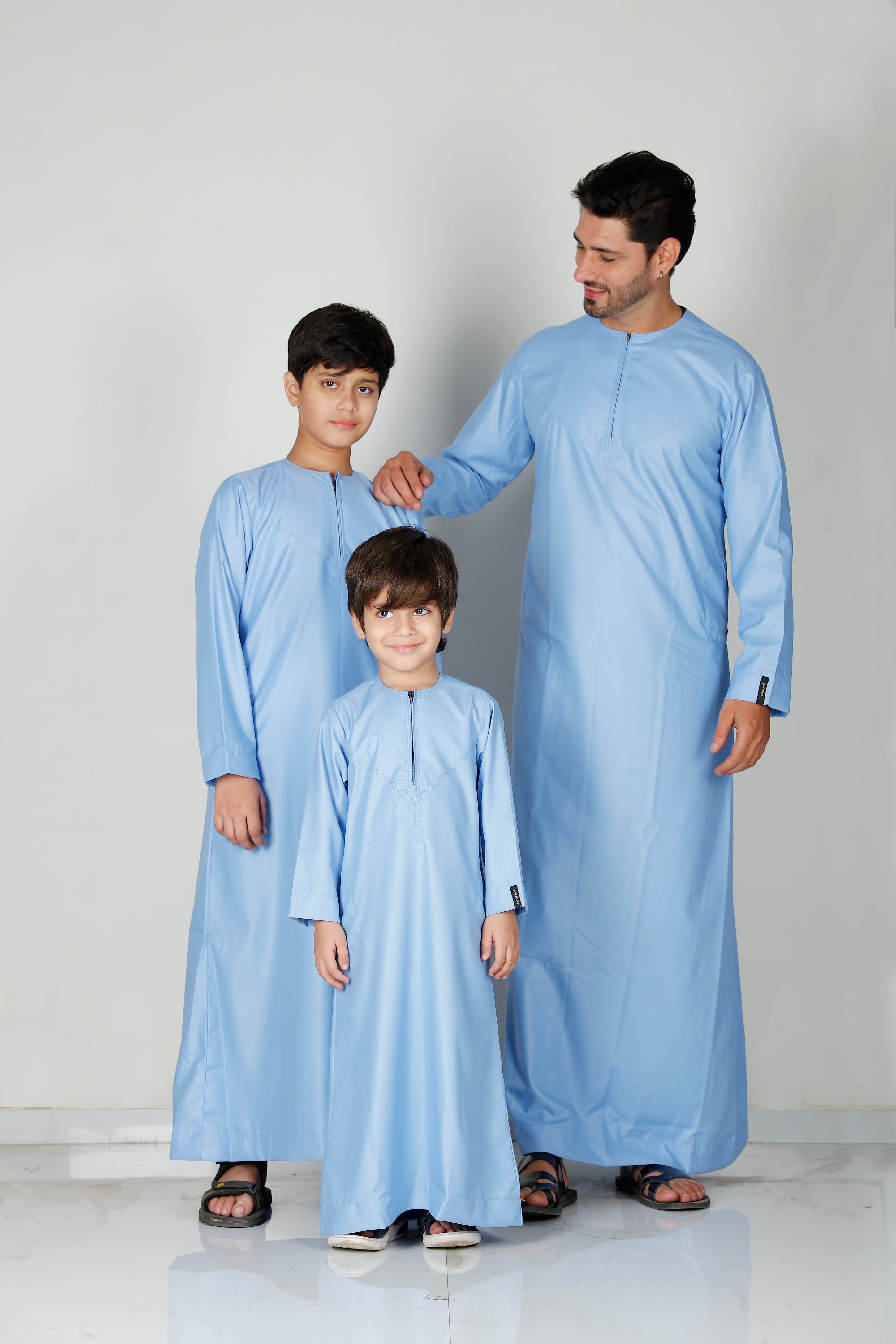 Omani Thobe Sky Blue 101 Col 2