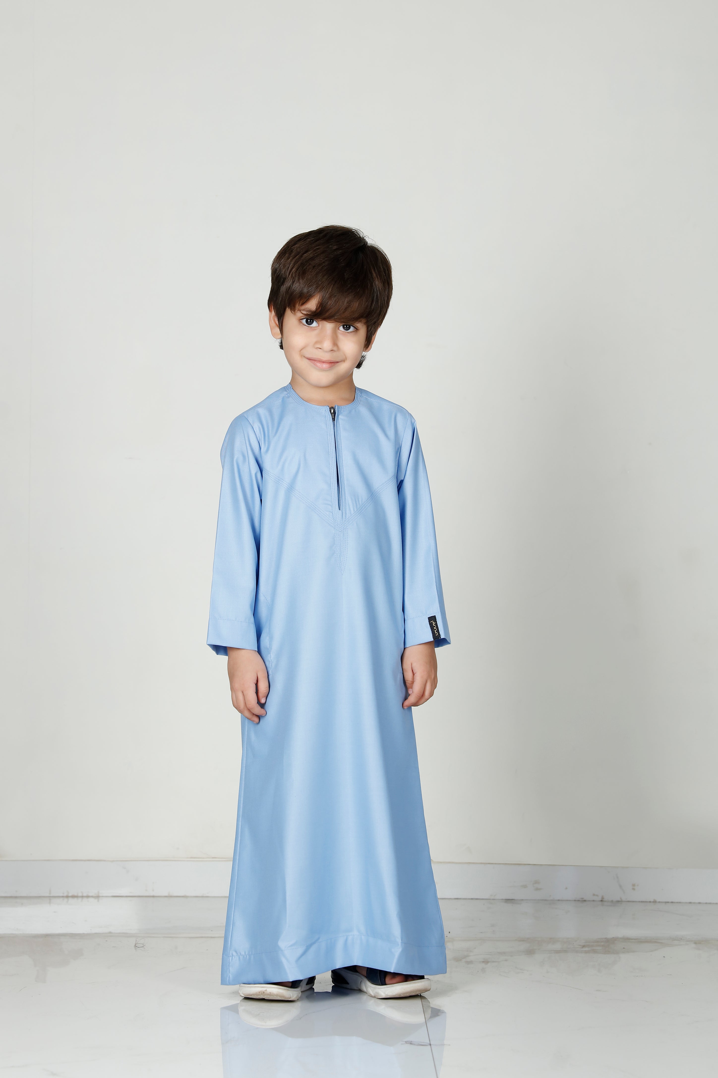 Boys Omani Thobe Sky Blue 101 Col 2