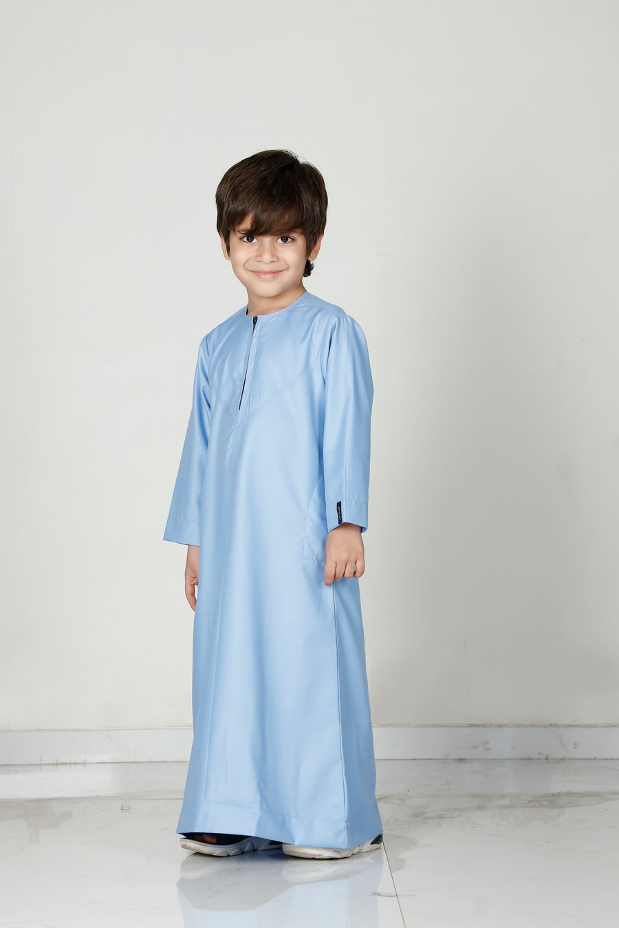 Boys Omani Thobe Sky Blue 101 Col 2