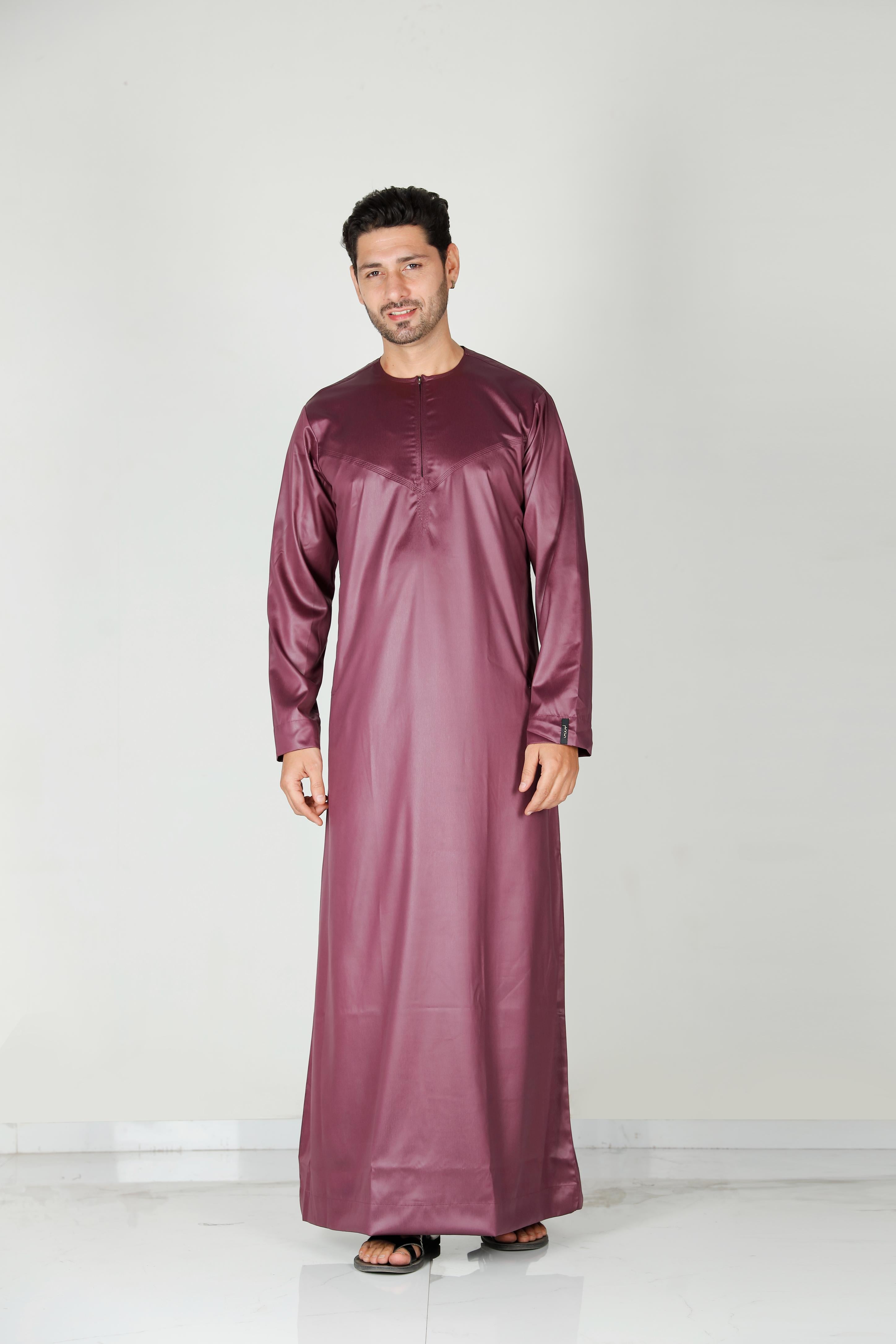 Mens Omani Thobe Plum 106 Col 13
