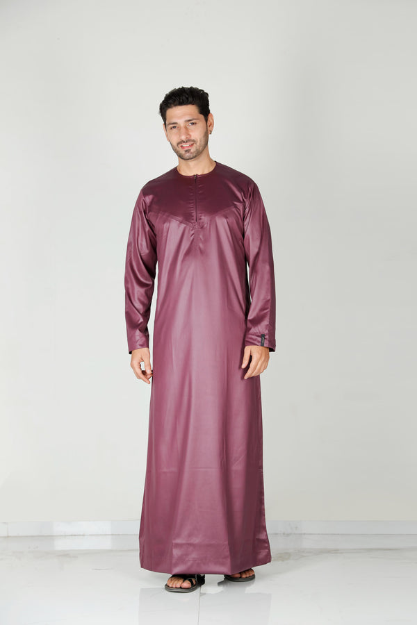 Mens Omani Thobe Plum 106 Col 13