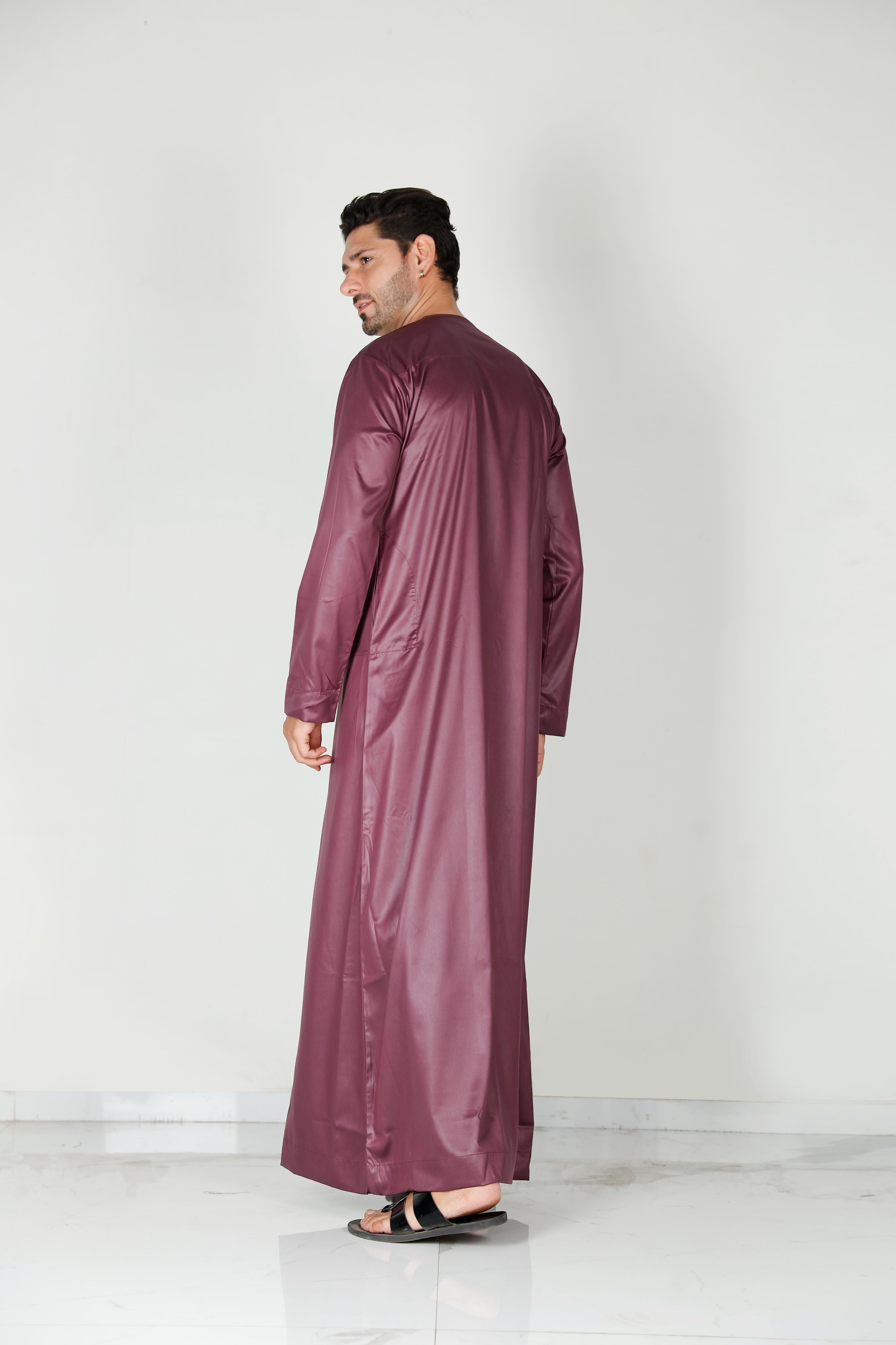 Mens Omani Thobe Plum 106 Col 13