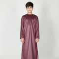 Kids Omani Thobe Plum 106 Col 13