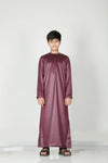 Kids Omani Thobe Plum 106 Col 13