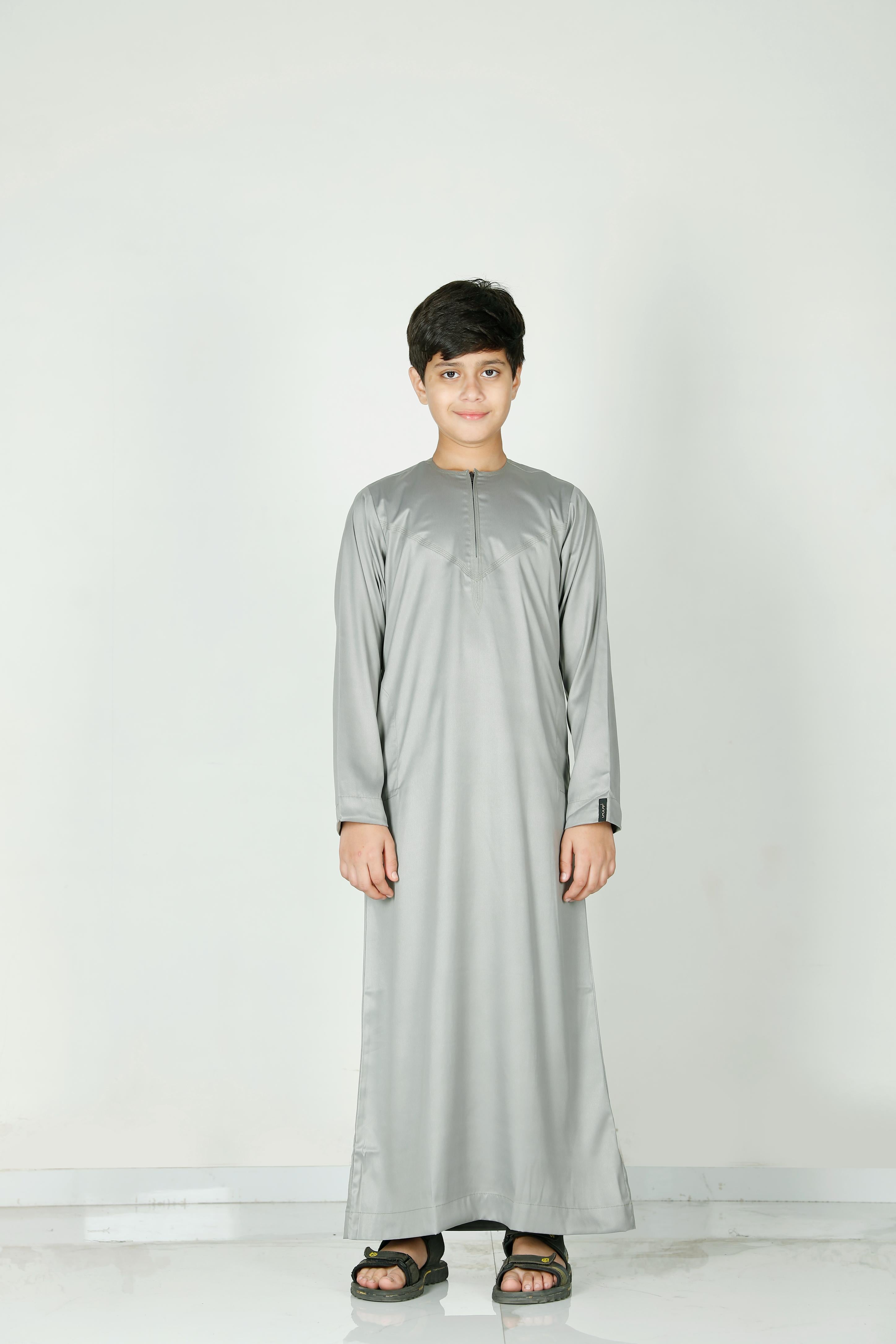 Kids Omani Thobe Pickle 106 Col 10