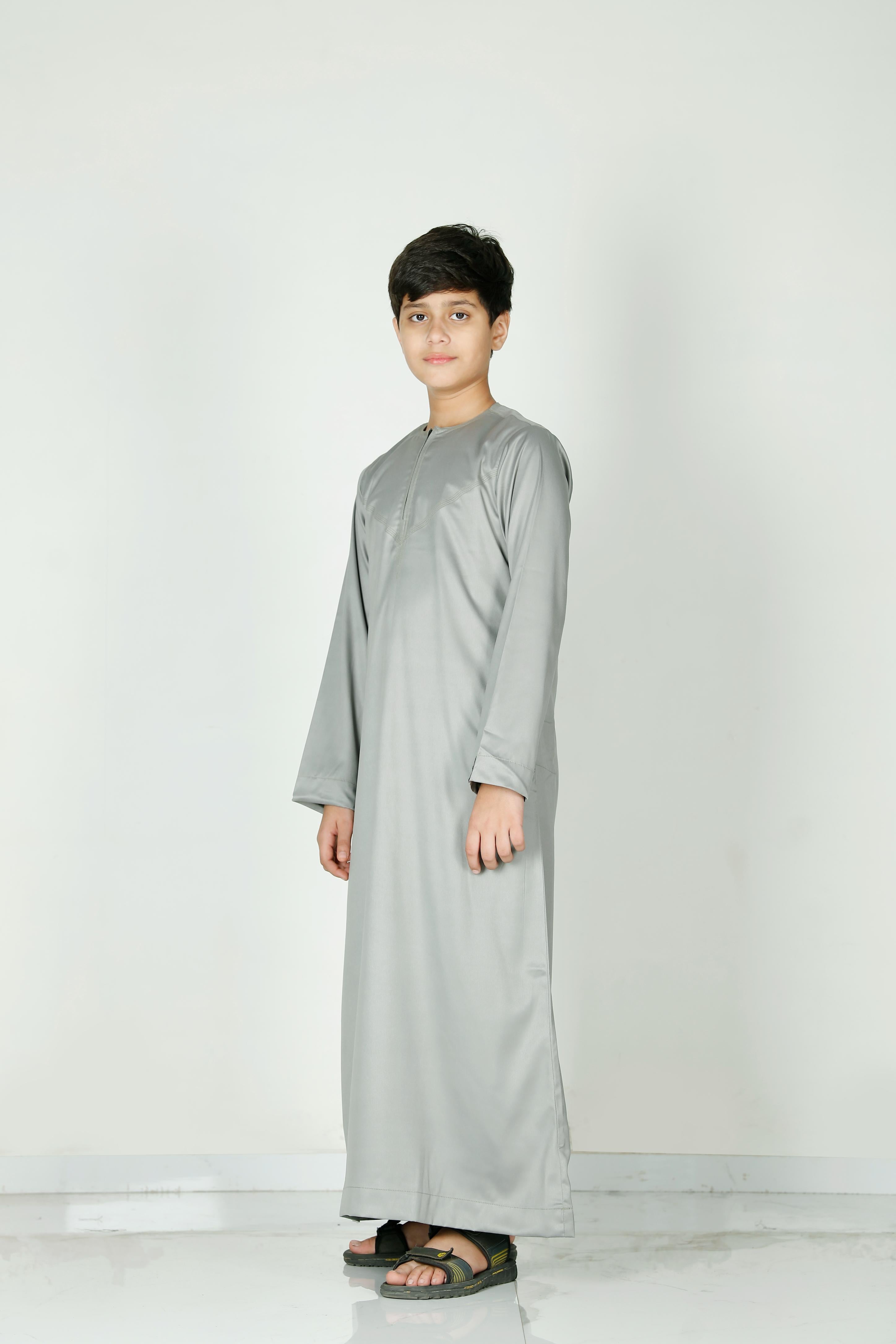 Kids Omani Thobe Pickle 106 Col 10