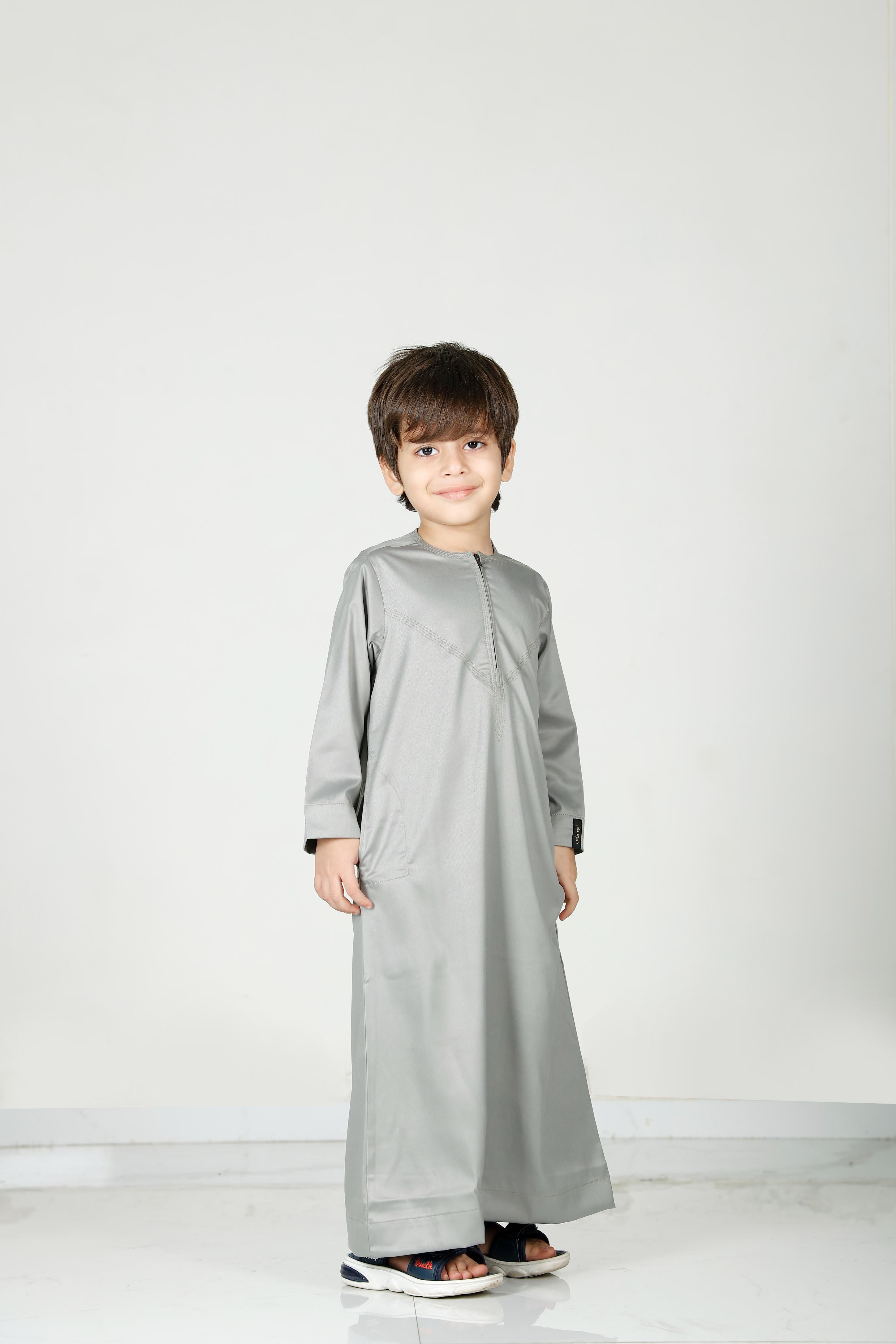 Kids Omani Thobe Pickle 106 Col 10
