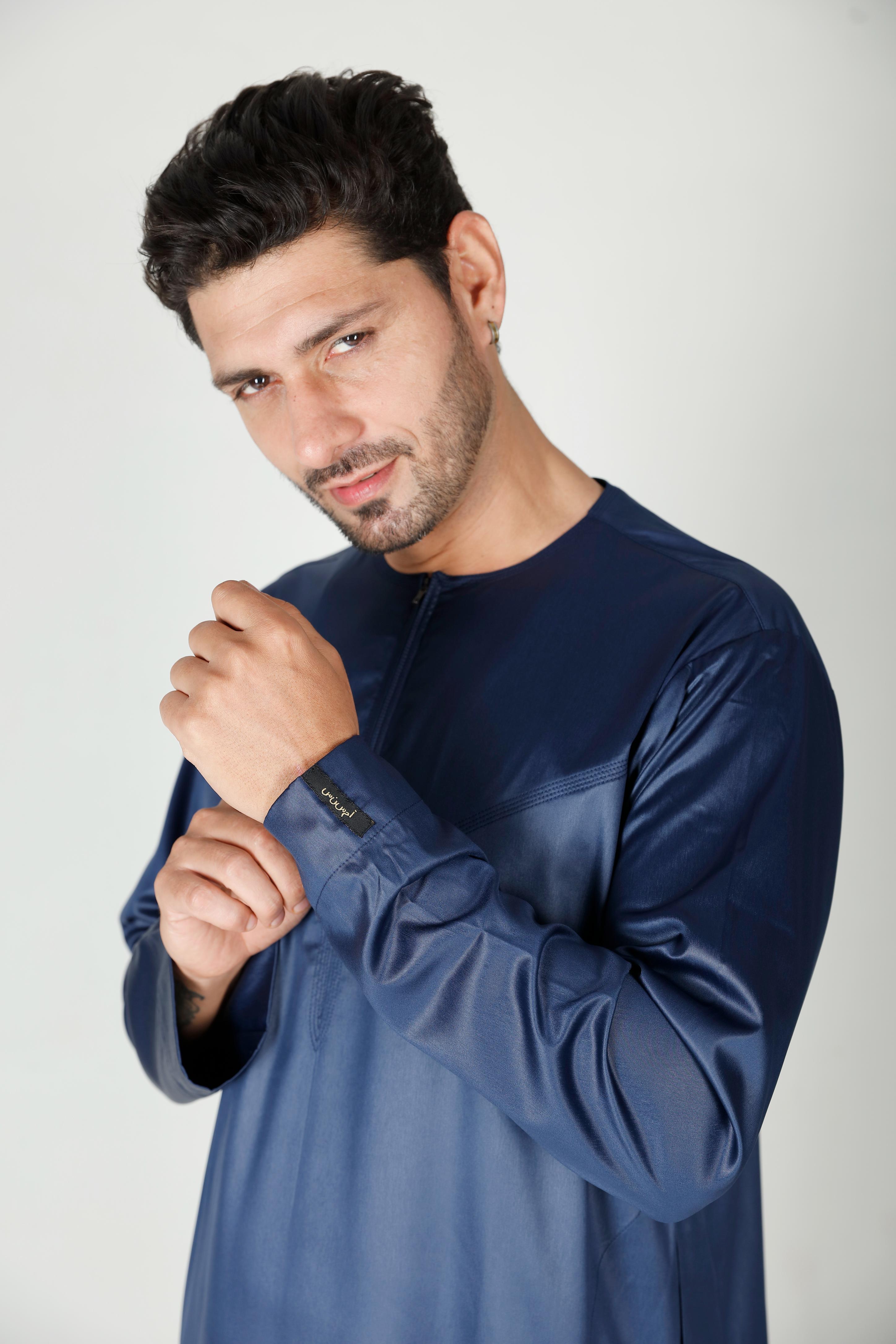 Mens Omani Thobe Navy 106 Col 11