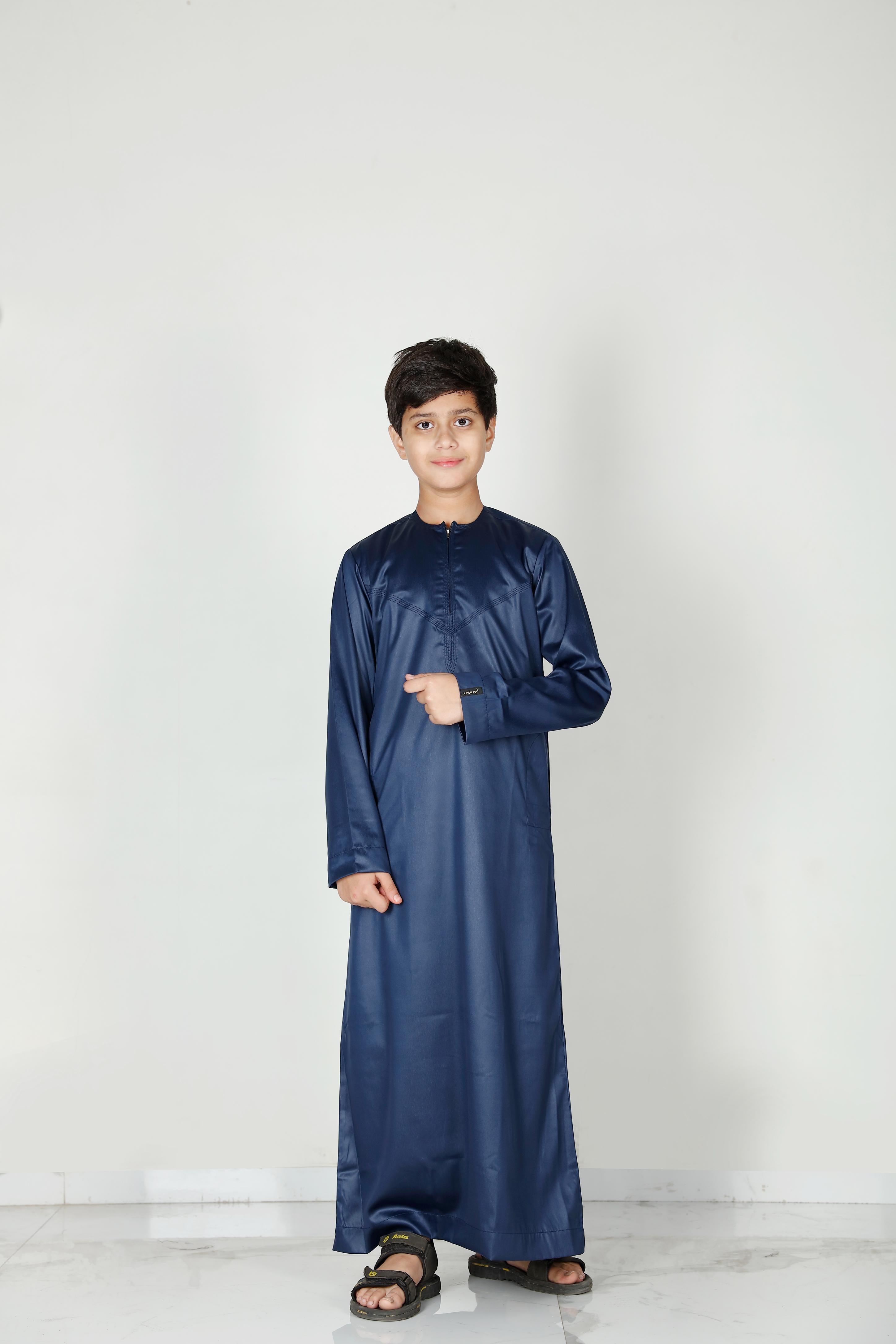 Kids Omani Thobe Navy 106 Col 11
