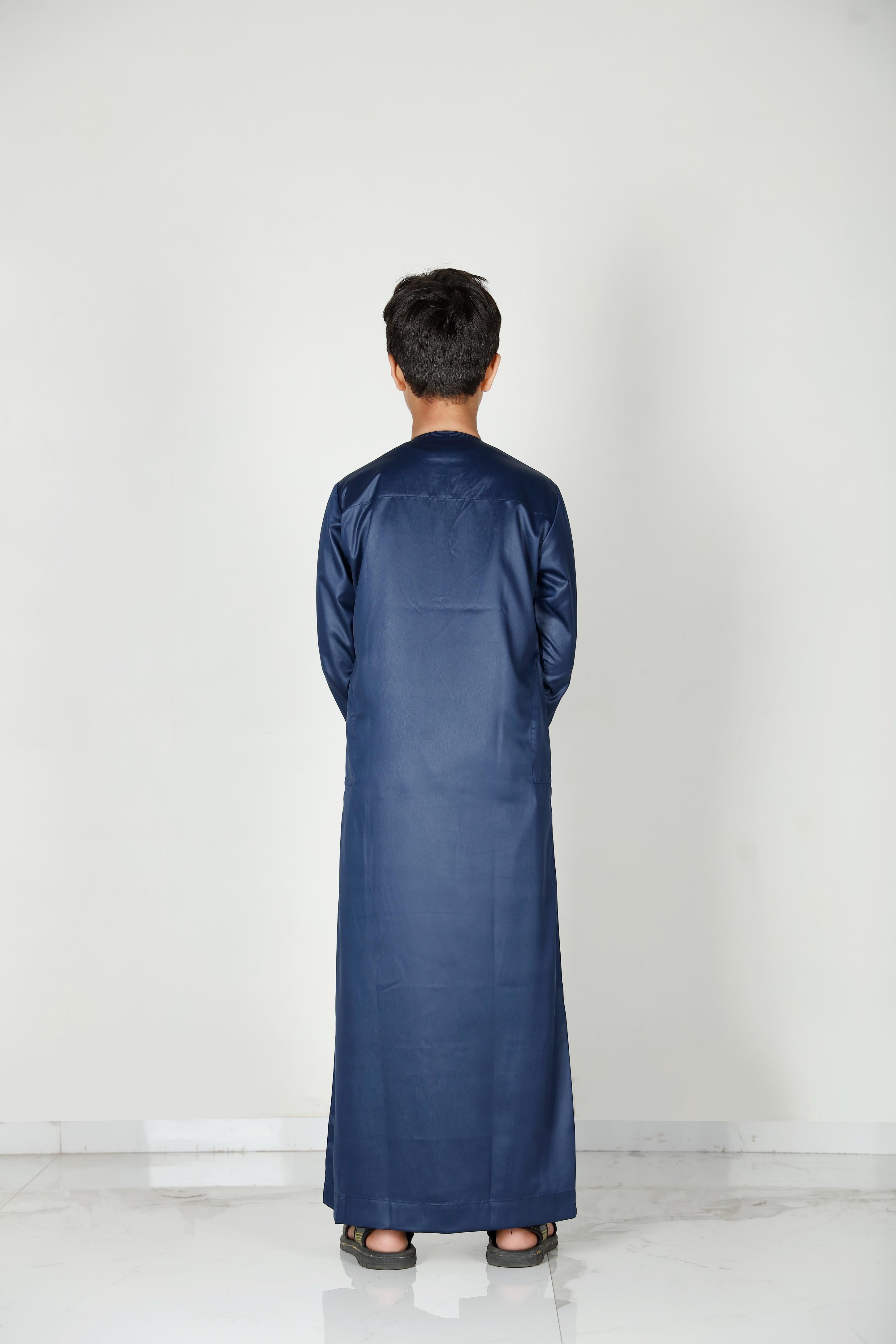 Kids Omani Thobe Navy 106 Col 11