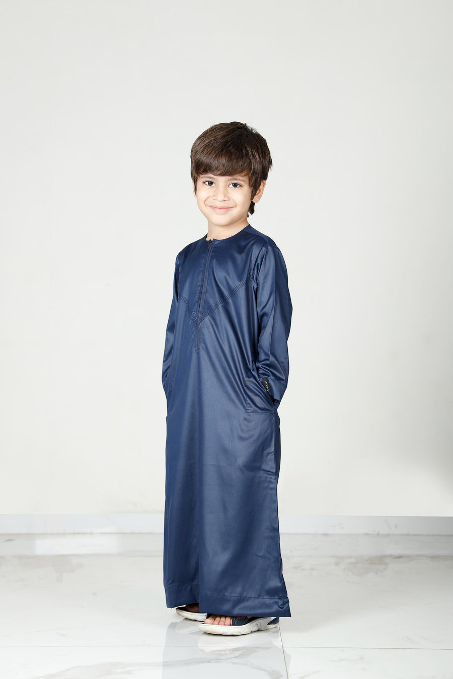 Kids Omani Thobe Navy 106 Col 11